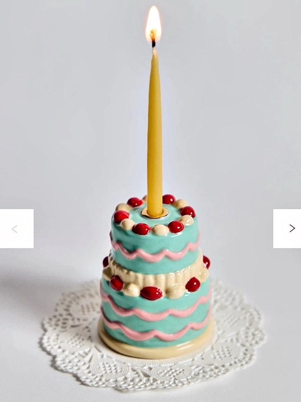 NWT Camp Hollow Cake Candle Holder